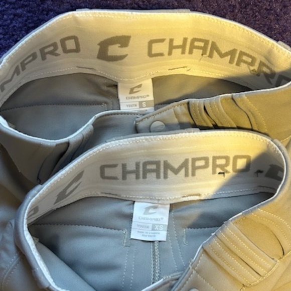 Champro knicker baseball pants - (x2) - S, Xs - Picture 2 of 4
